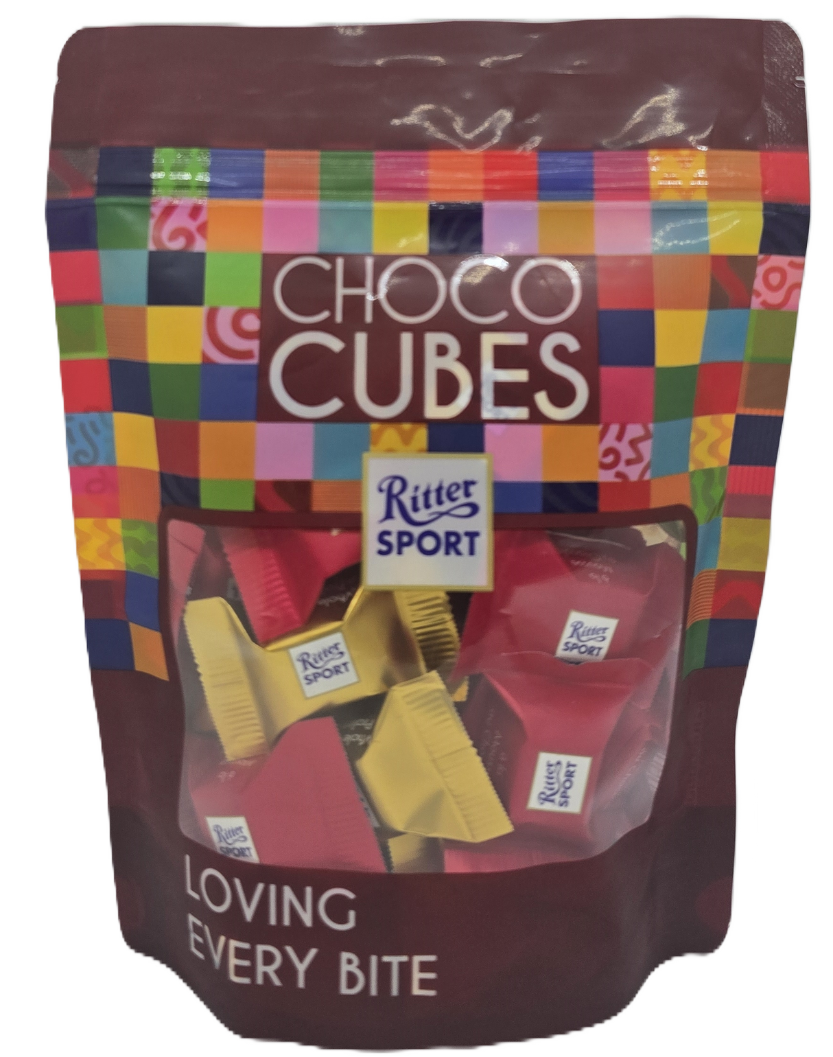 Ritter Sport - Choco Cubes Duo Red & Gold Bag 200g