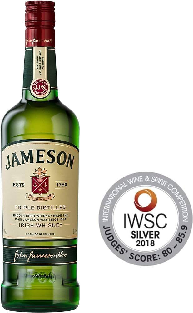 Jameson Irish Whiskey 70CL