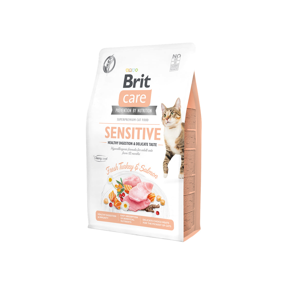 Brit Care Cat Grain-Free Sensitive Healthy Digestion & Delicate Taste 2kg