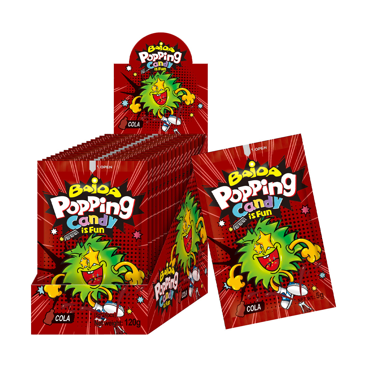 Baida Popping Bag Cola - 1 Box (5g*24)