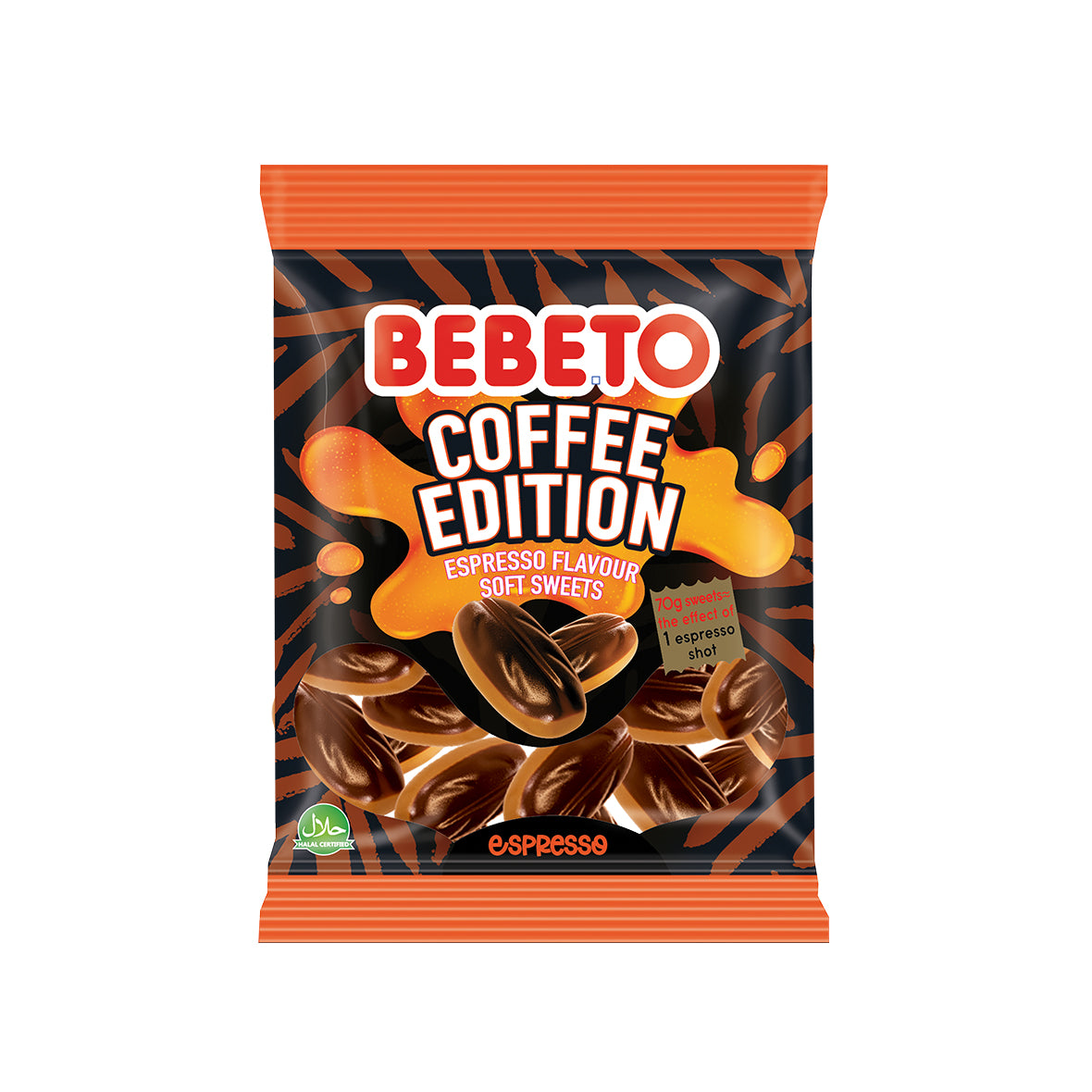 Bebeto Jelly Gum 70g Espresso