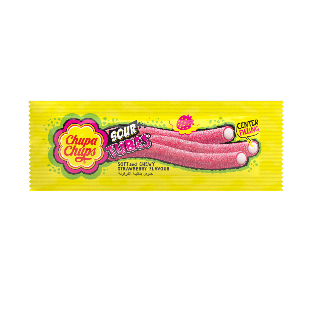 Chupa Chups Long Sour Tubes ( 1 Box of 20*3pc )