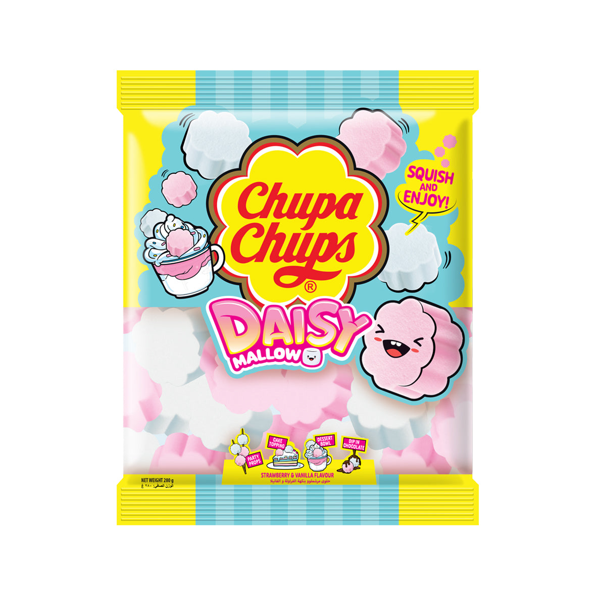 Chupa Chups Marshmallow Vanilla Strawberry 280g