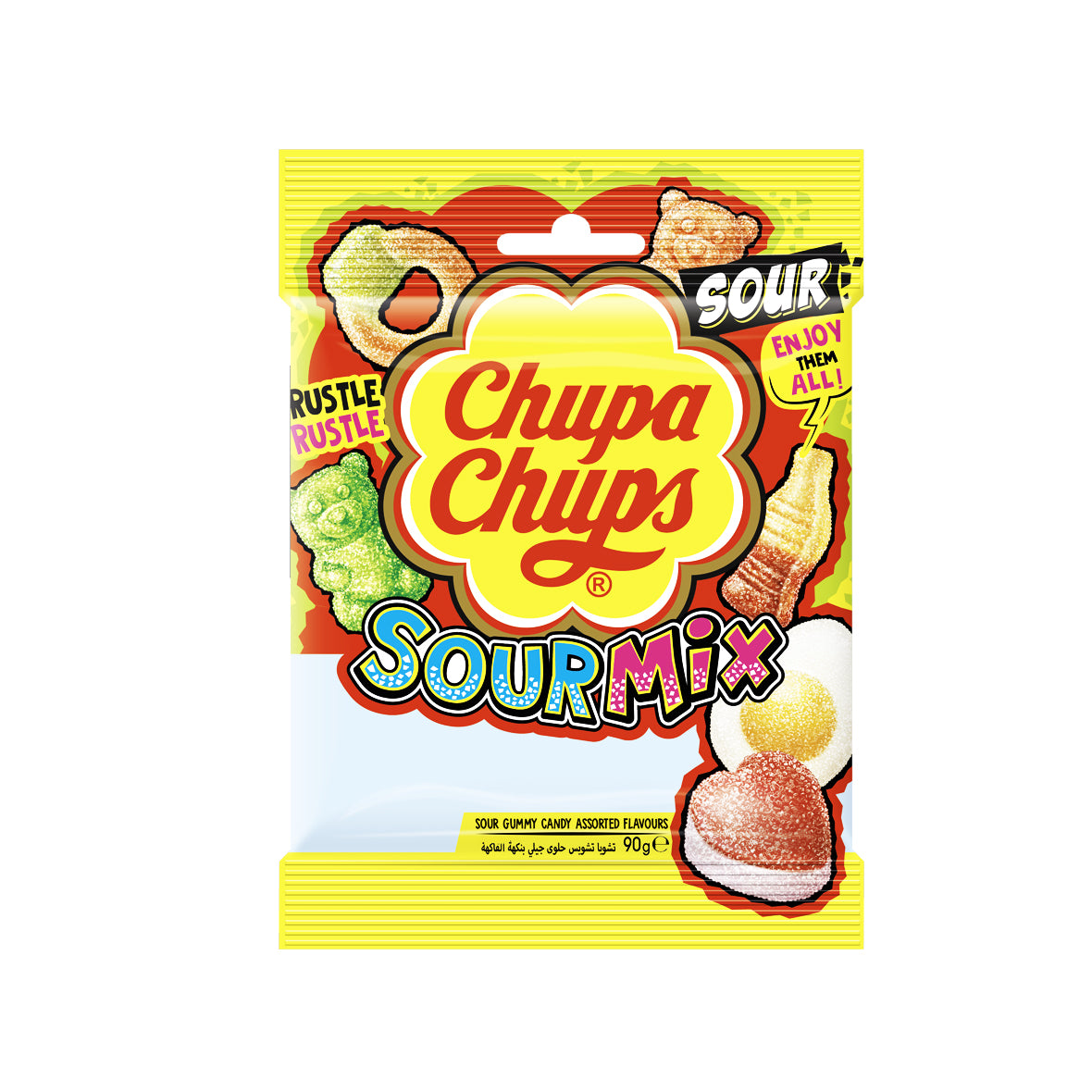 Chupa Chups Jellies Sour Mix 90g