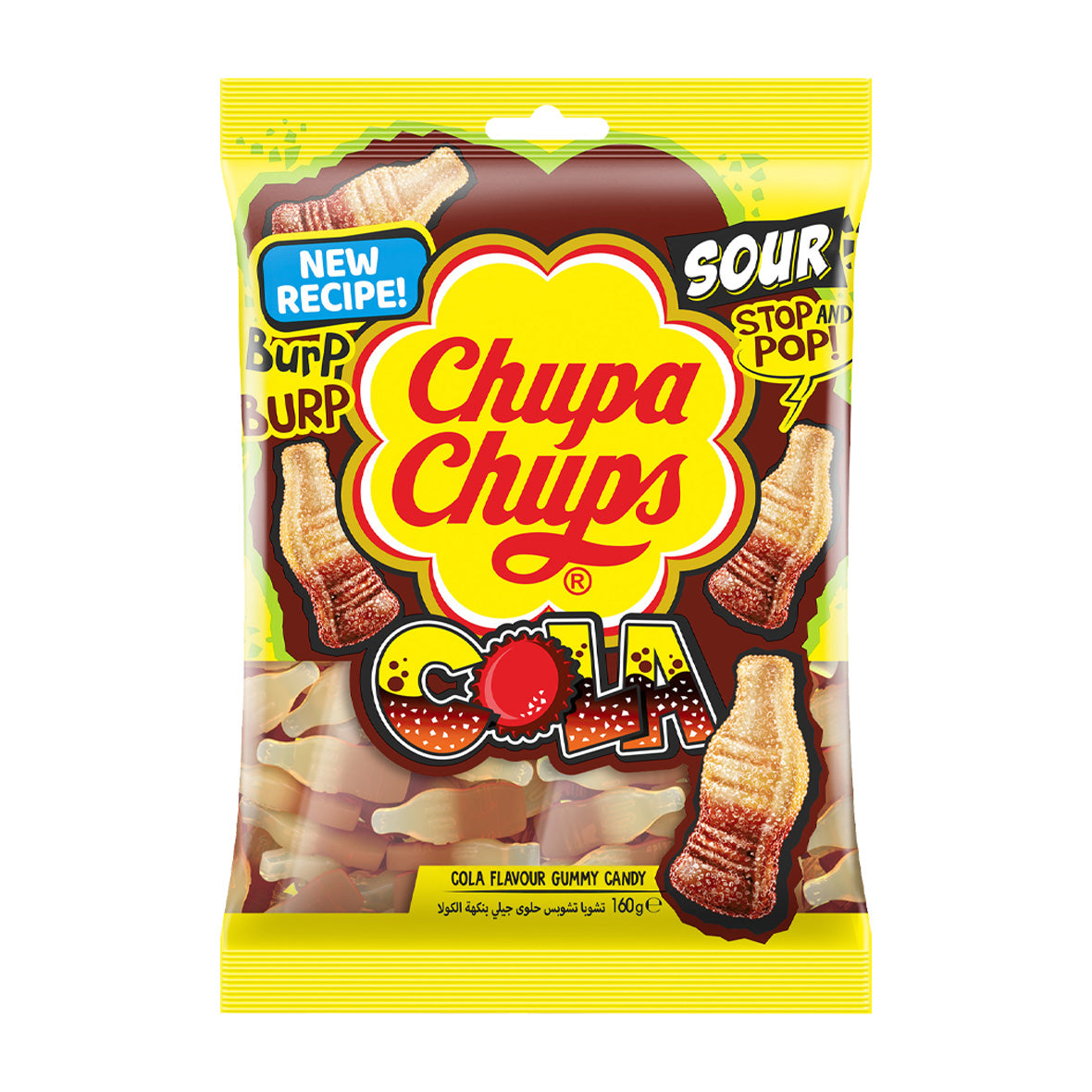 Chupa Chups Jellies Sour Cola 160g