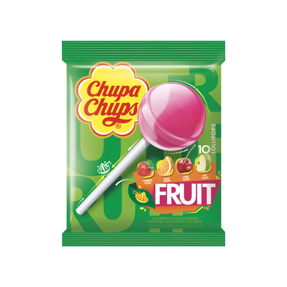 Chupa Chups Bag 10 Lollipops - Fruits