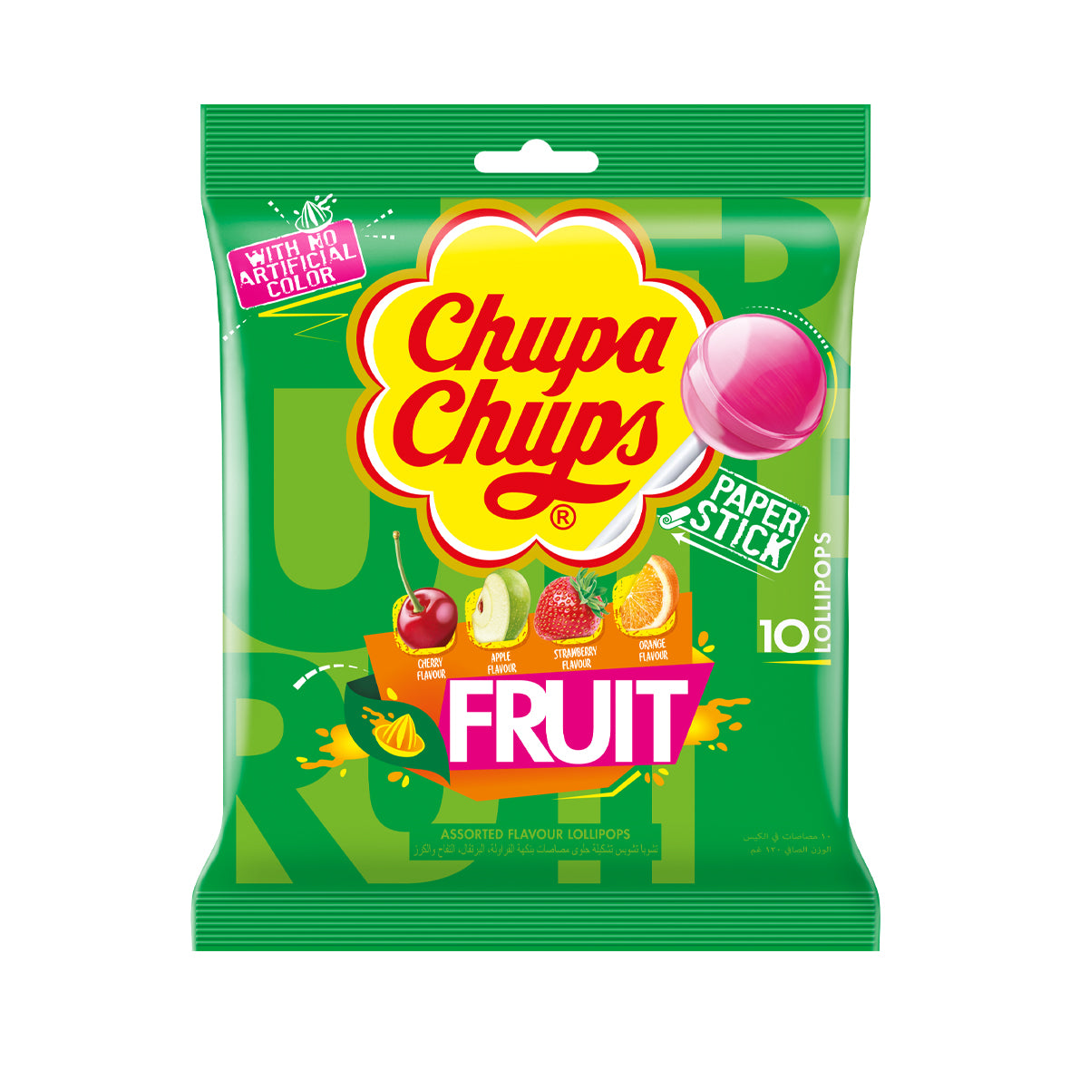 Chupa Chups Bag 10 Lollipops - Fruits
