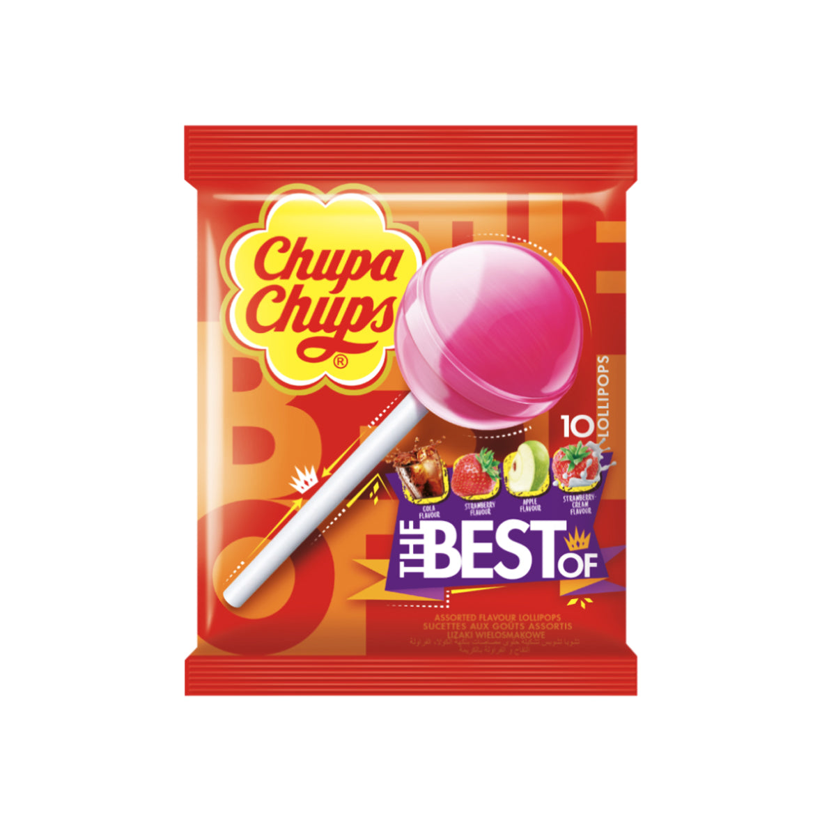 Chupa Chups Bag 10 Lollipops - Best Of