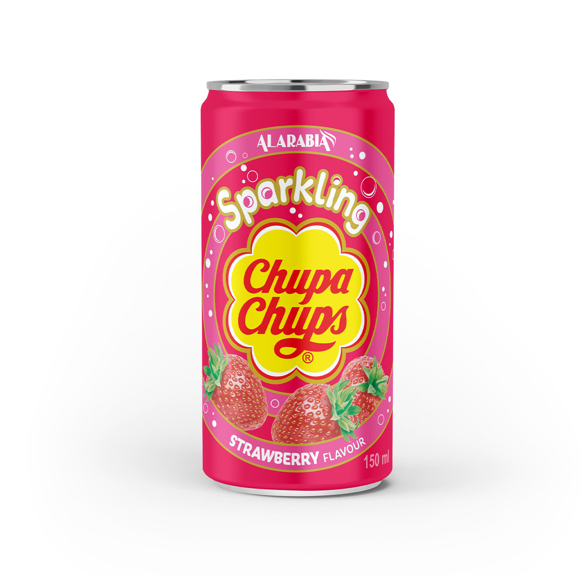 Chupa Chups Sparkling Drinks - Sour Strawberry 150ml