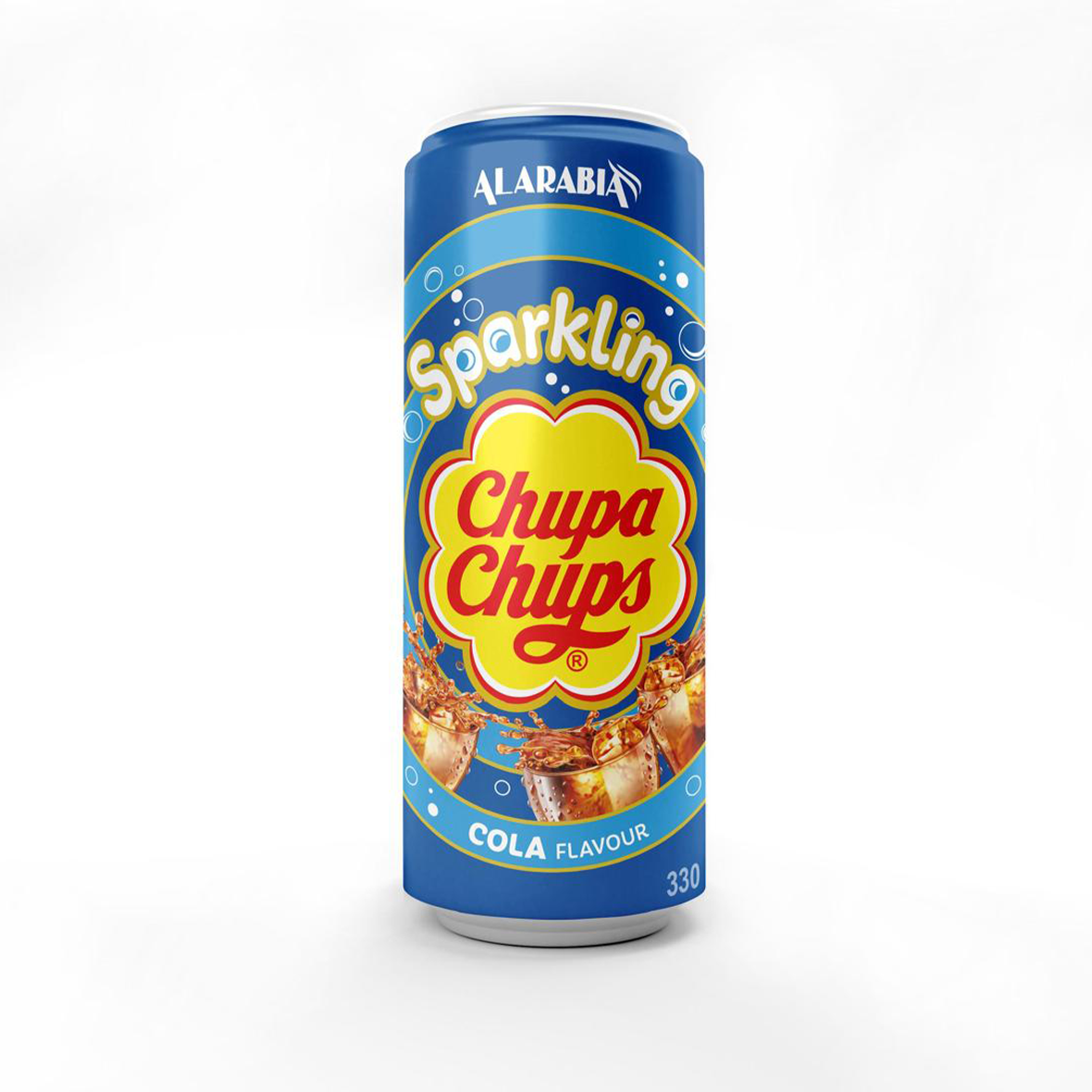Chupa Chups Sparkling Drinks - Sour Cola 330ml