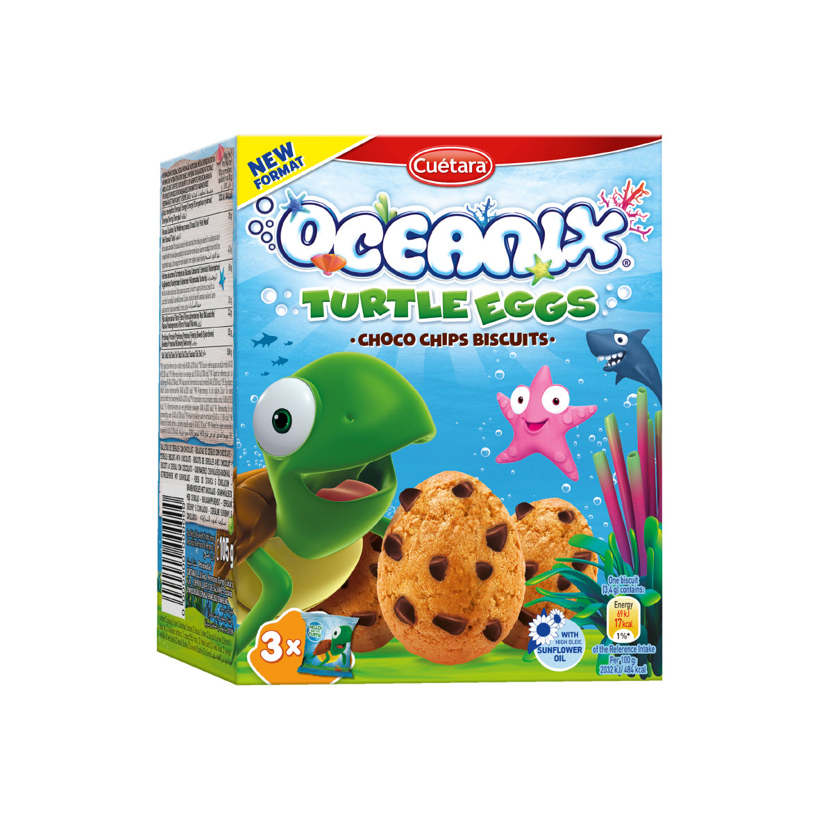 Cuetara Oceanix Turtle eggs 105g