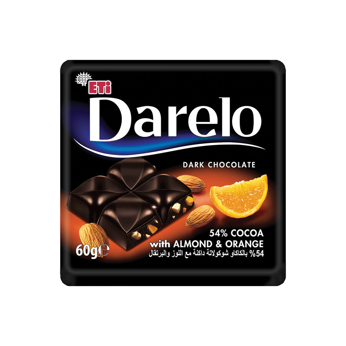 Eti Darelo 54% Orange & Almond 60g