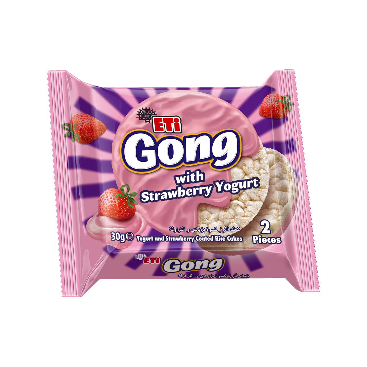 ETI Gong coated Strawberry Yogurt 1 BOX (30g*24)