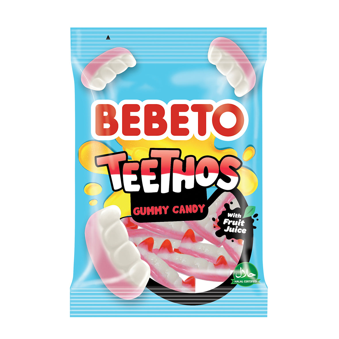 Bebeto Small Pouch Teethos 1 BOX (24*18g)