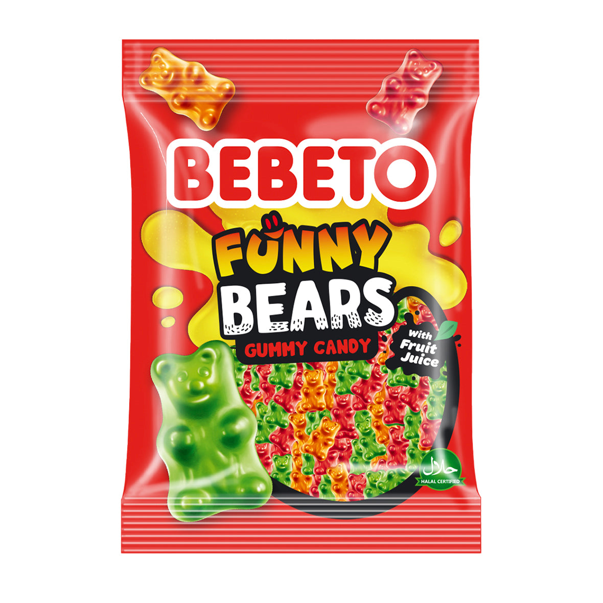 Bebeto Small Pouch Bears 1 Box (24x18g)