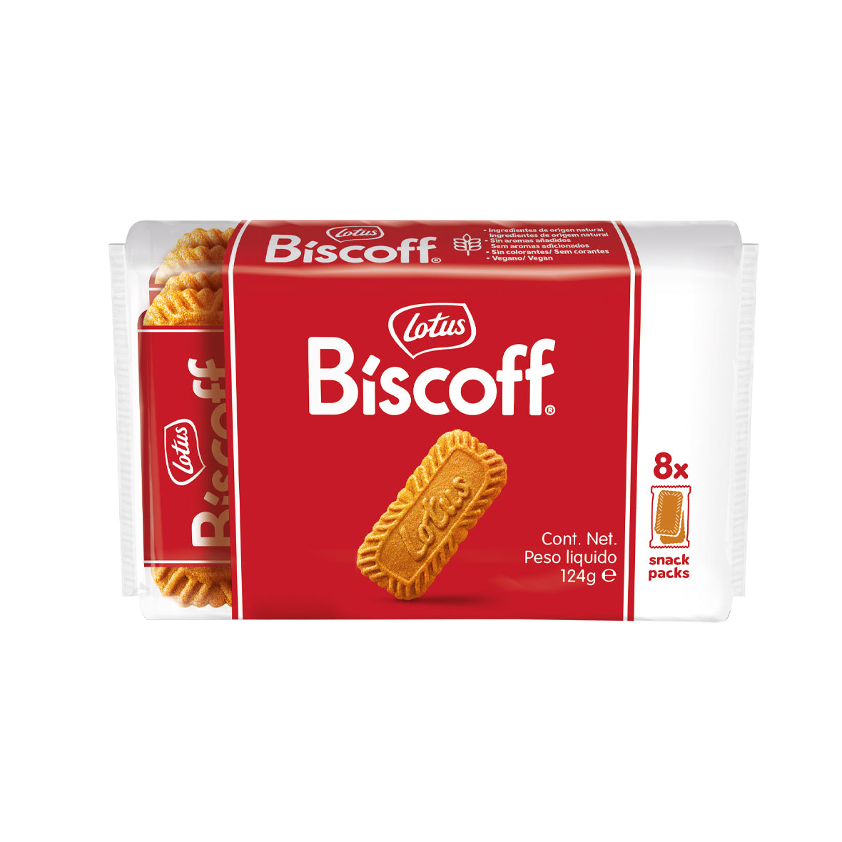 Lotus Biscoff Original 8 snack packs