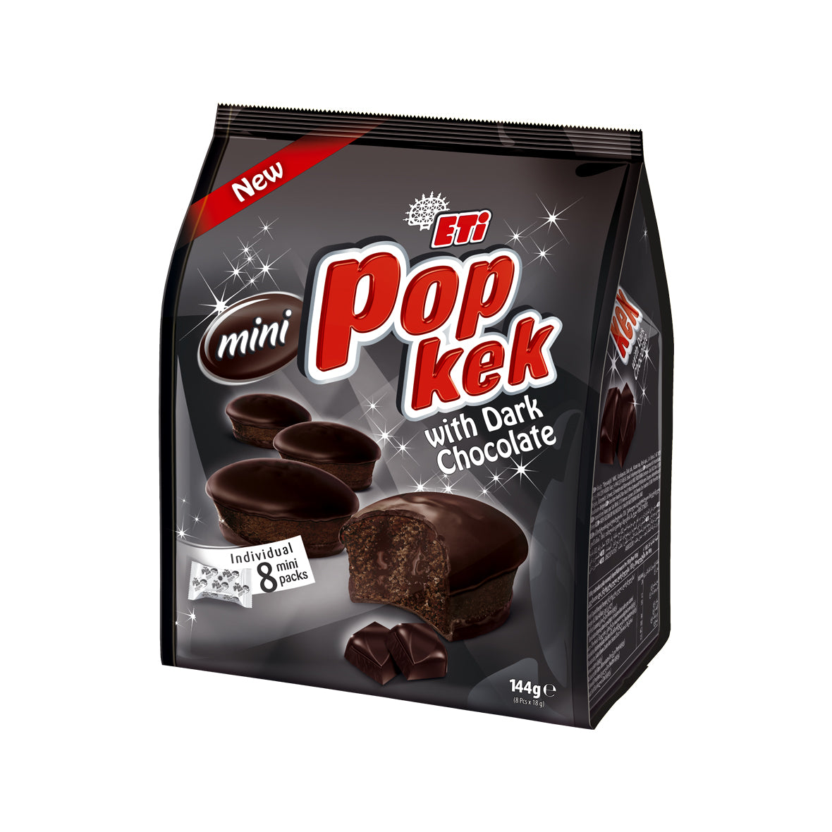 Eti Popkek Dark 144g
