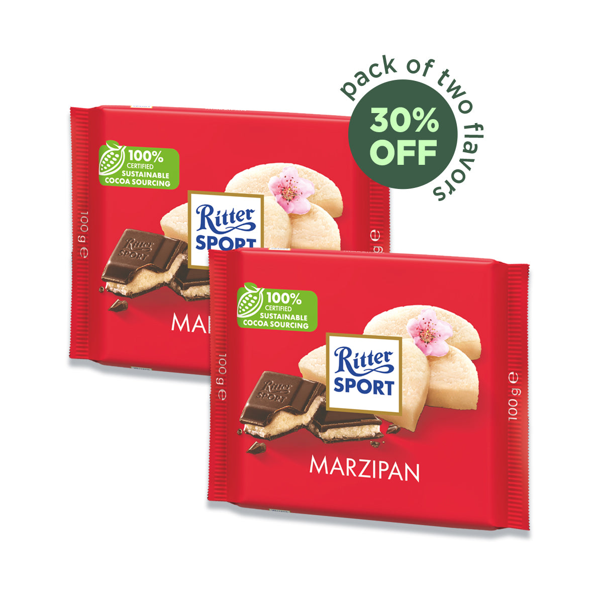Ritter Sport - Marzipan x2 (-30%)