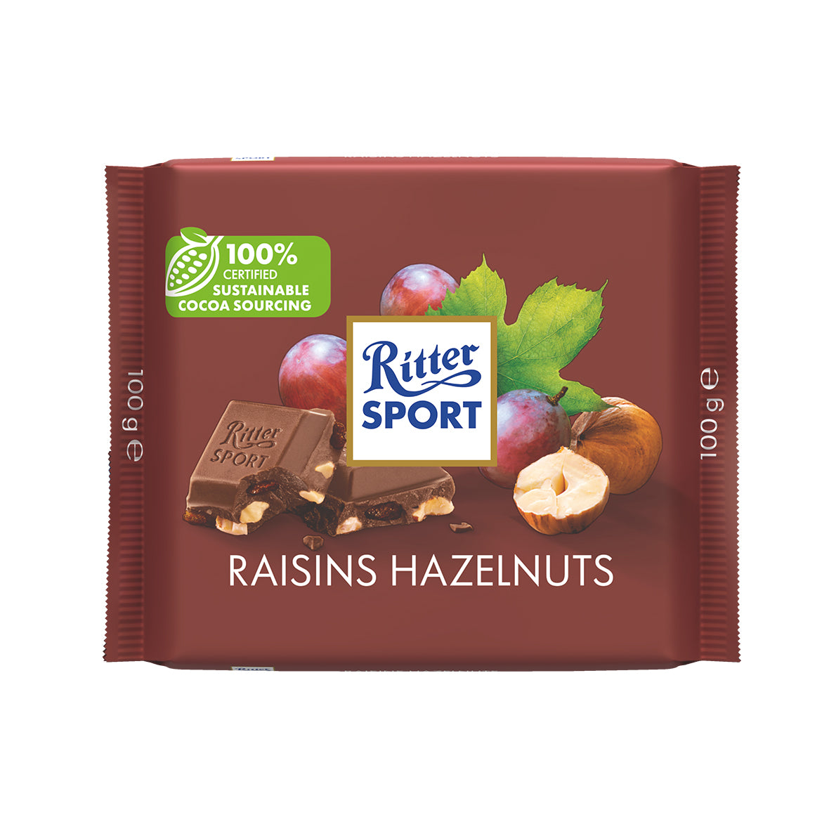 Ritter Sport - CV Raisins Hazelnuts 100g