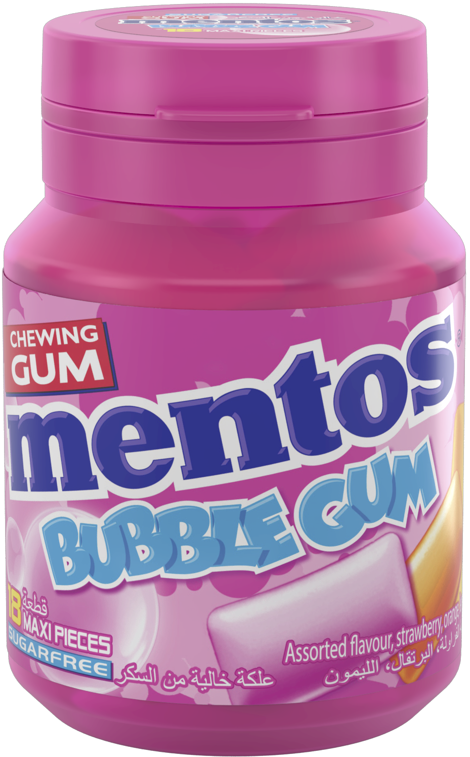 Mentos Gum Bubble Gum 18P