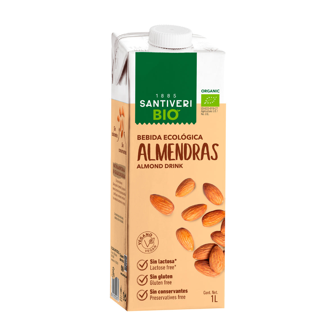 Santiveri Drink Organic Almond 1Lt.