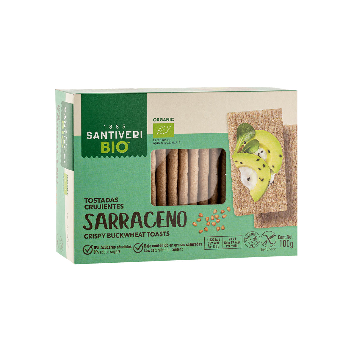 Santiveri Toast Light Buckwheat 100g