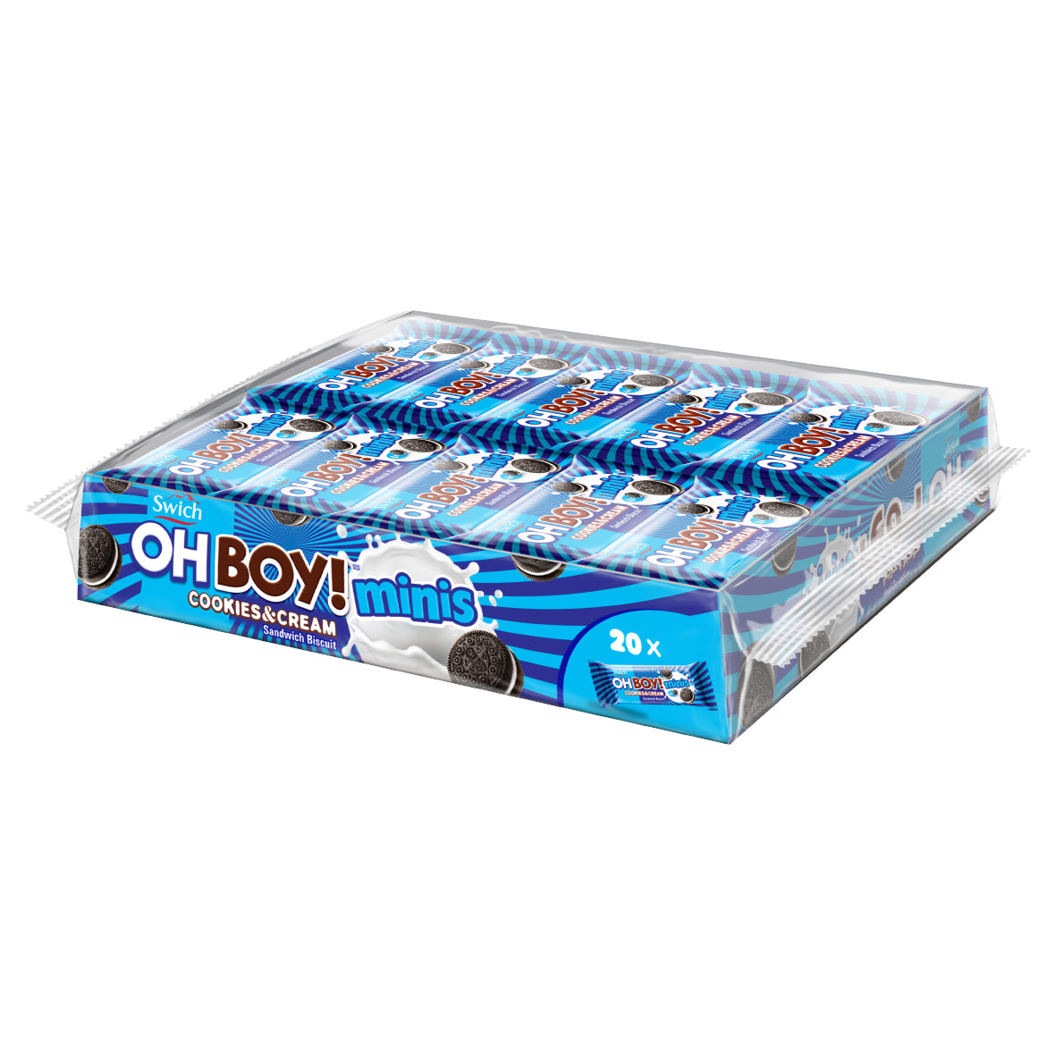 Swich OhBoy Minis Cookies & Cream (1 Box of 16g*20)