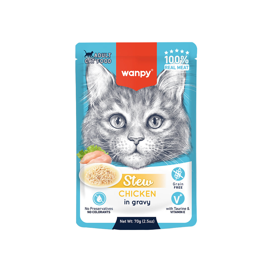 Wanpy Stew Chicken for cat 70g