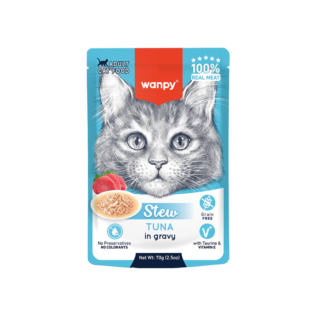 Wanpy Stew Tuna for cat 70g