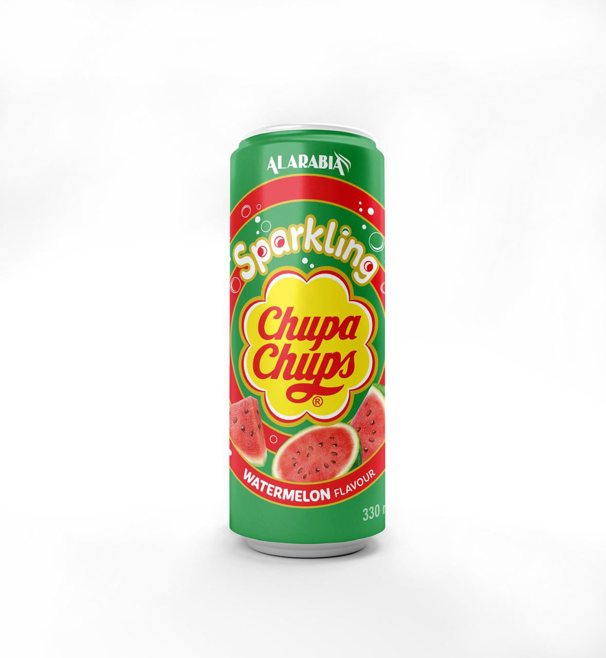 Chupa Chups Sparkling Drinks - Sour Watermelon 330ml