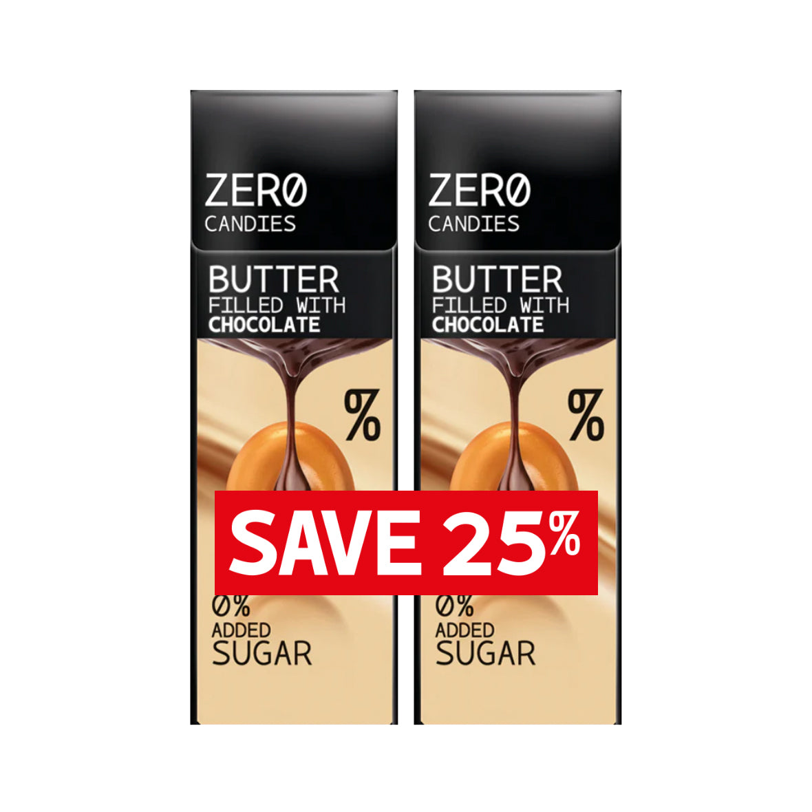 Zero Offer Choc. Filled Caramel*2 -25%