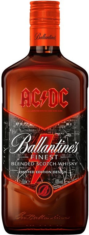 Ballantines Finest Blended whiskey AC DC Edition 70CL