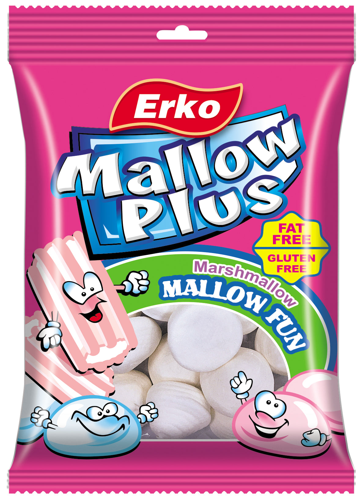 Erko Pink & White Round 70g