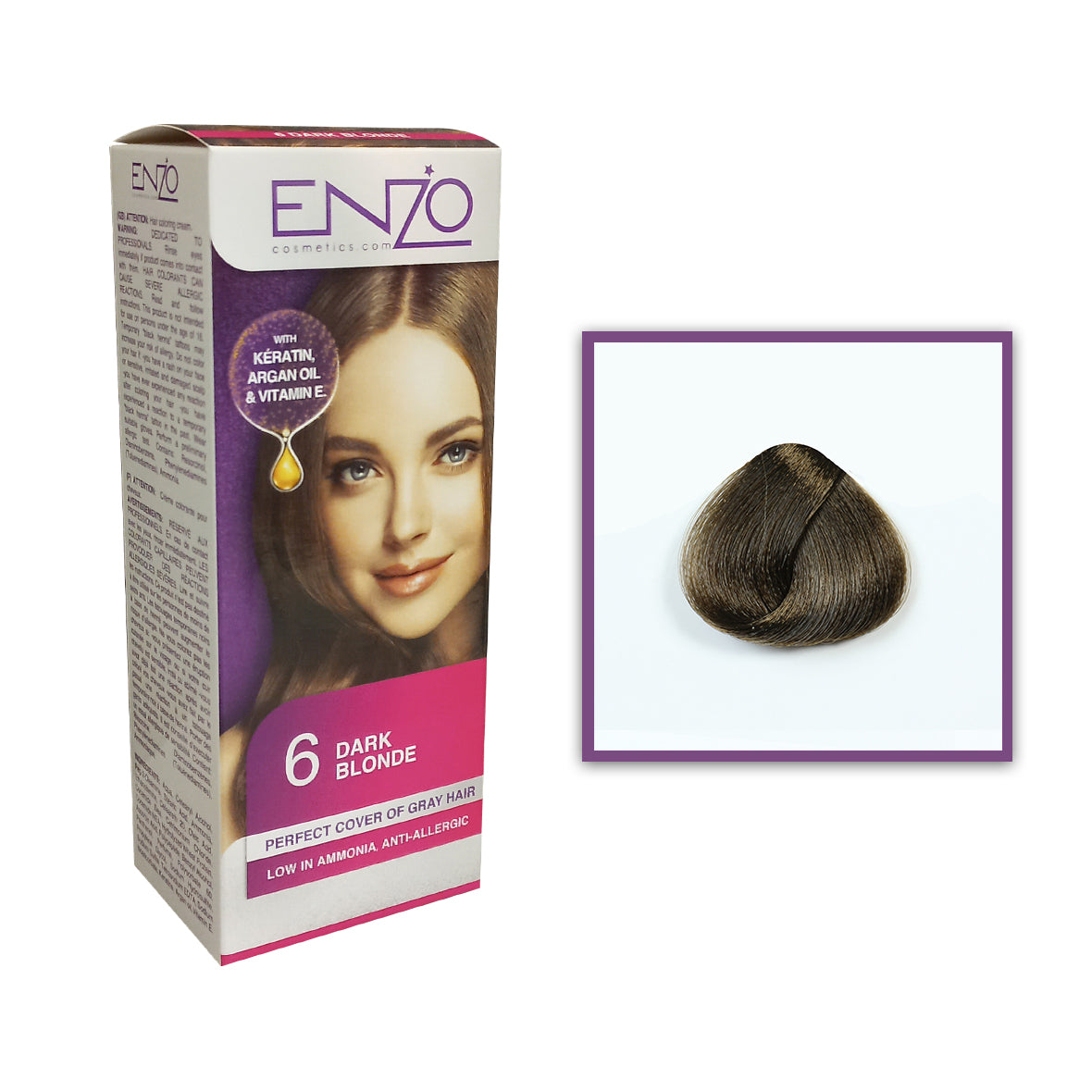 Enzo - Hair Color Women - Dark Blonde 6