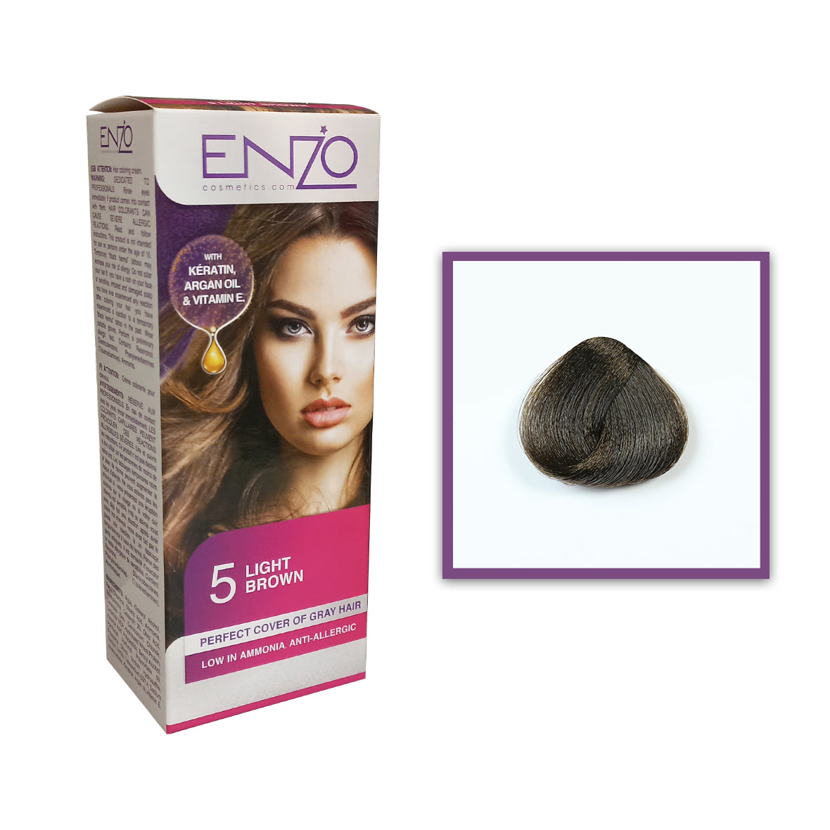 Enzo - Hair Color Women - Light Brown 5