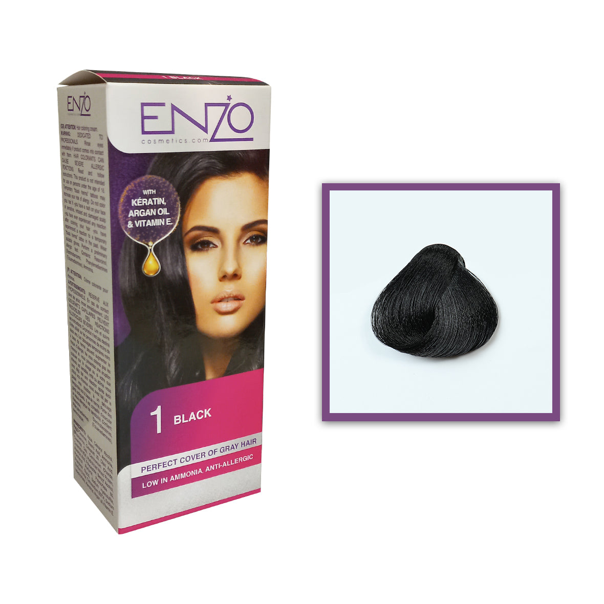 Enzo - Hair Color Women - Black 1