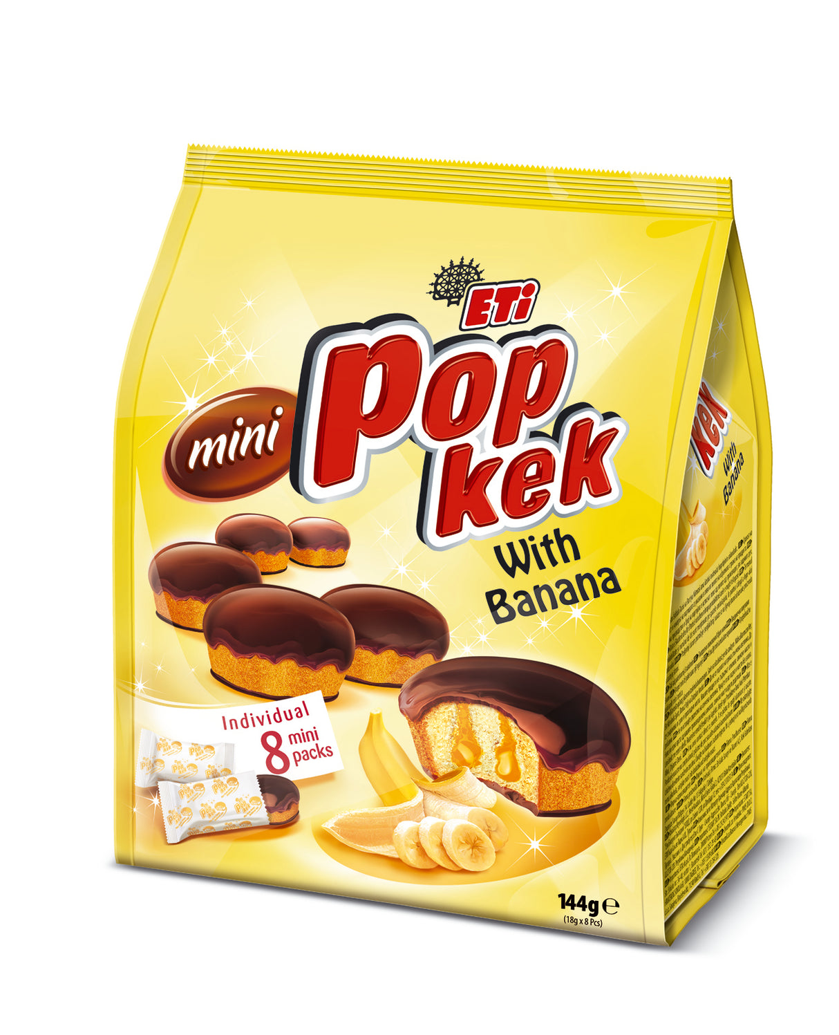 Eti Popkek Banana 144g