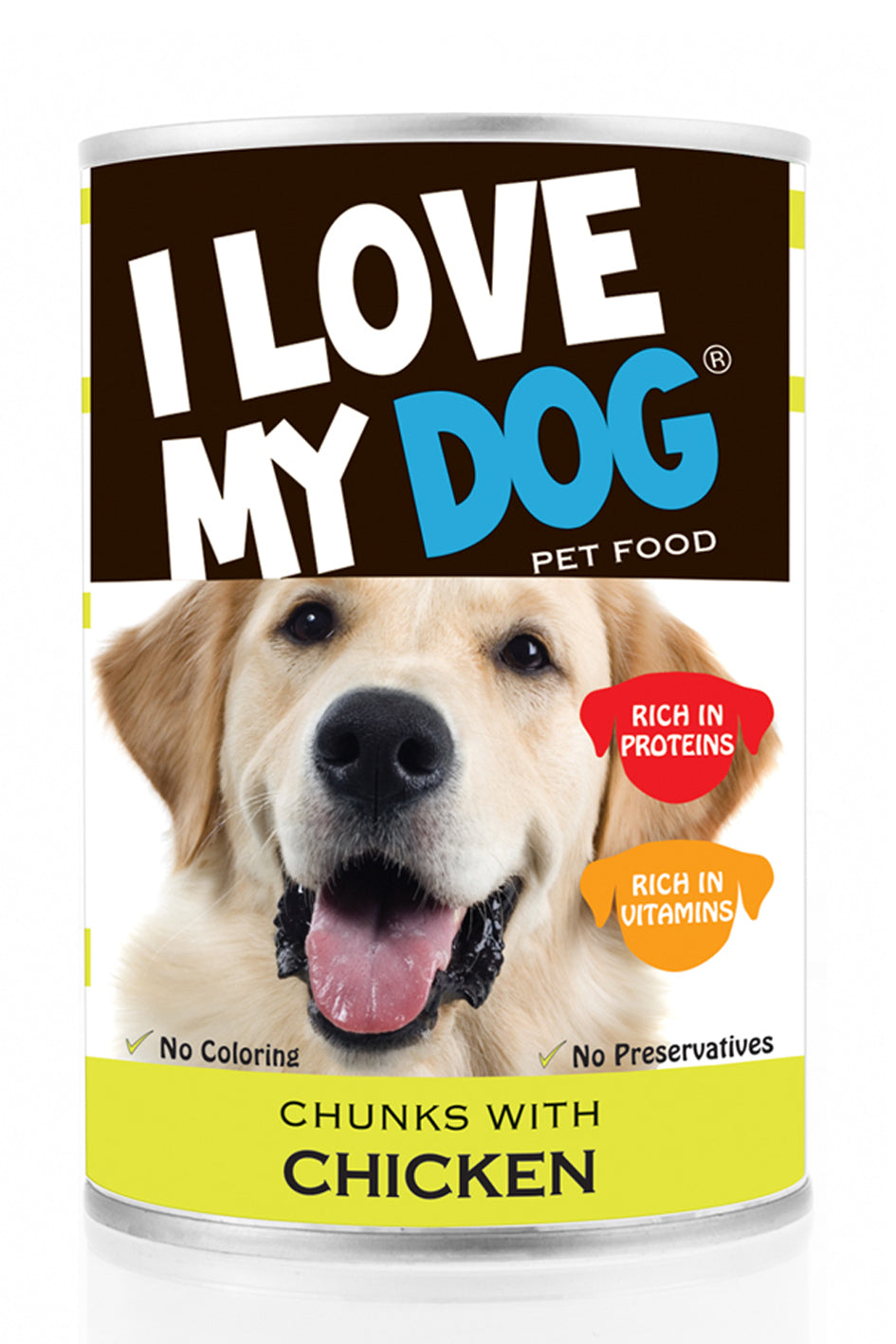 I Love my Dog Chunks with Chicken 1230g