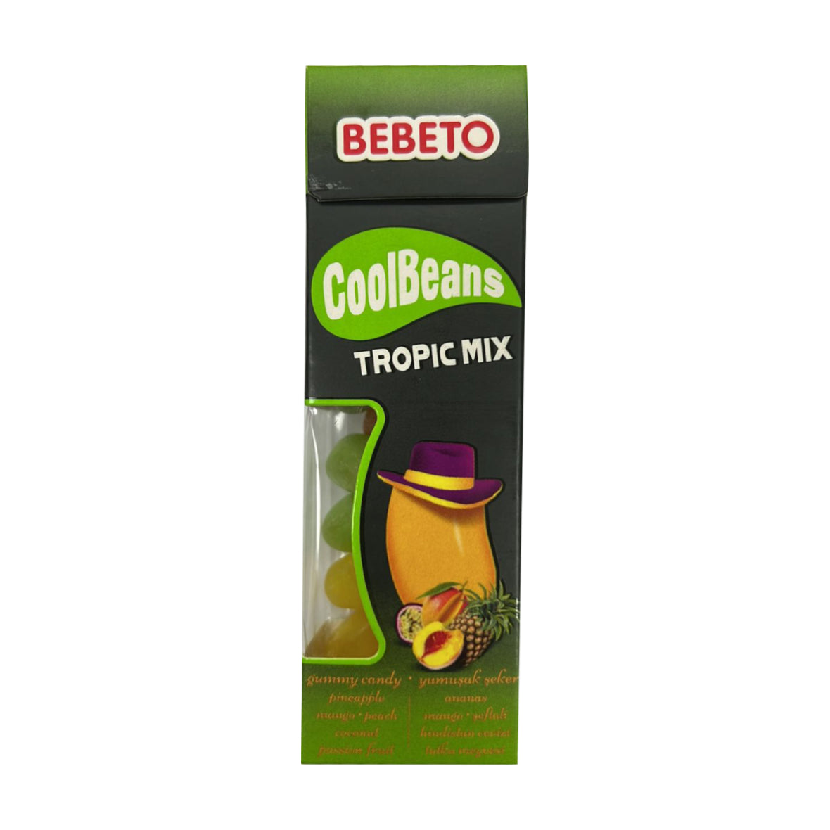 Bebeto Flip Top Cool Beans Tropic Mix 30g
