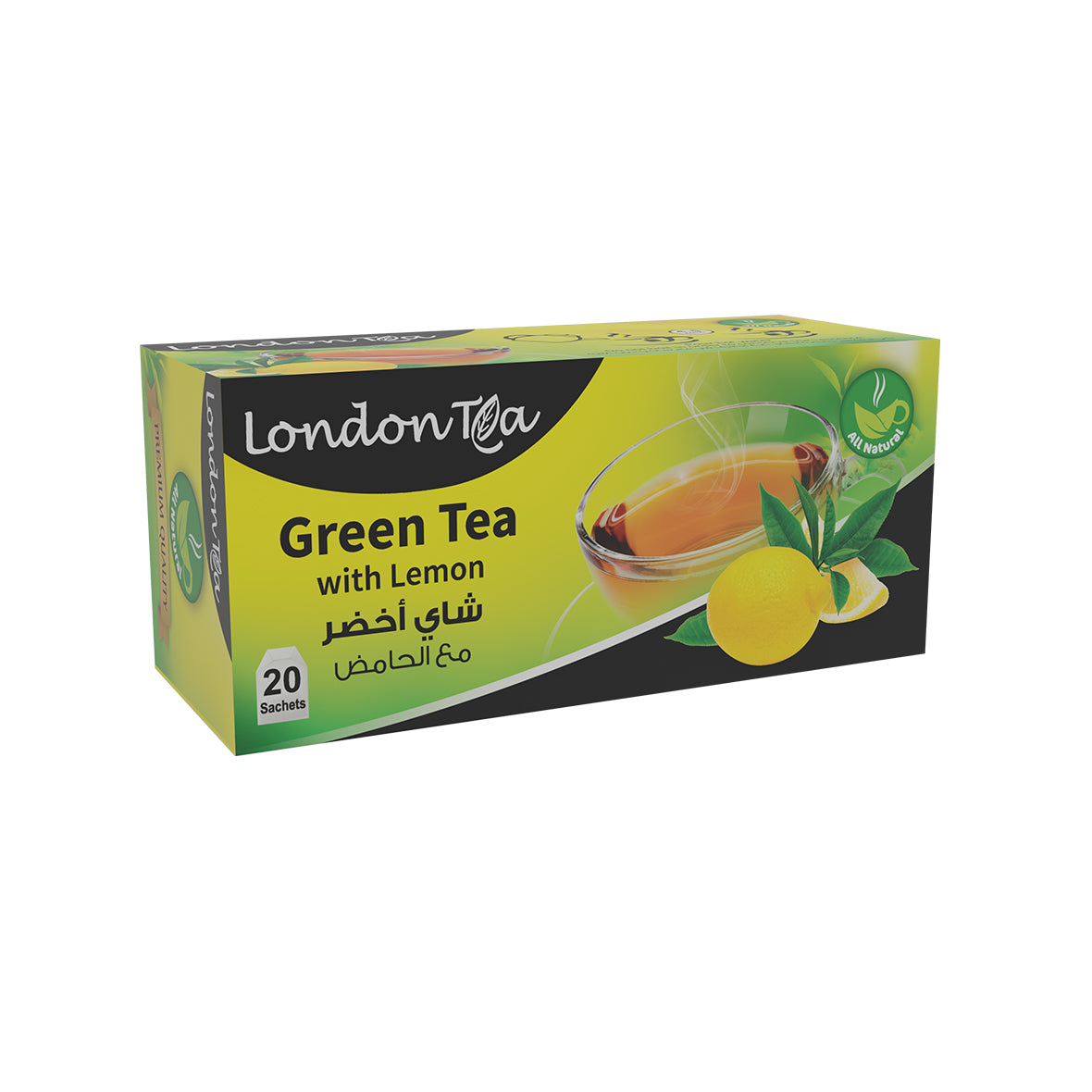 London Tea Green Tea & Lemon - 20 bags