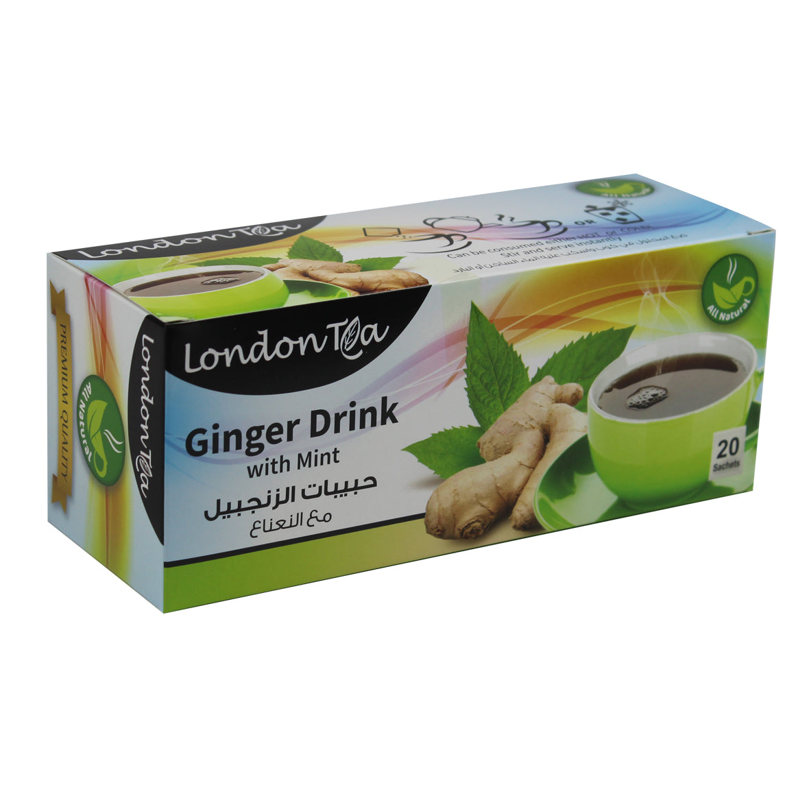 London Tea Instant Ginger & Mint - 20 bags