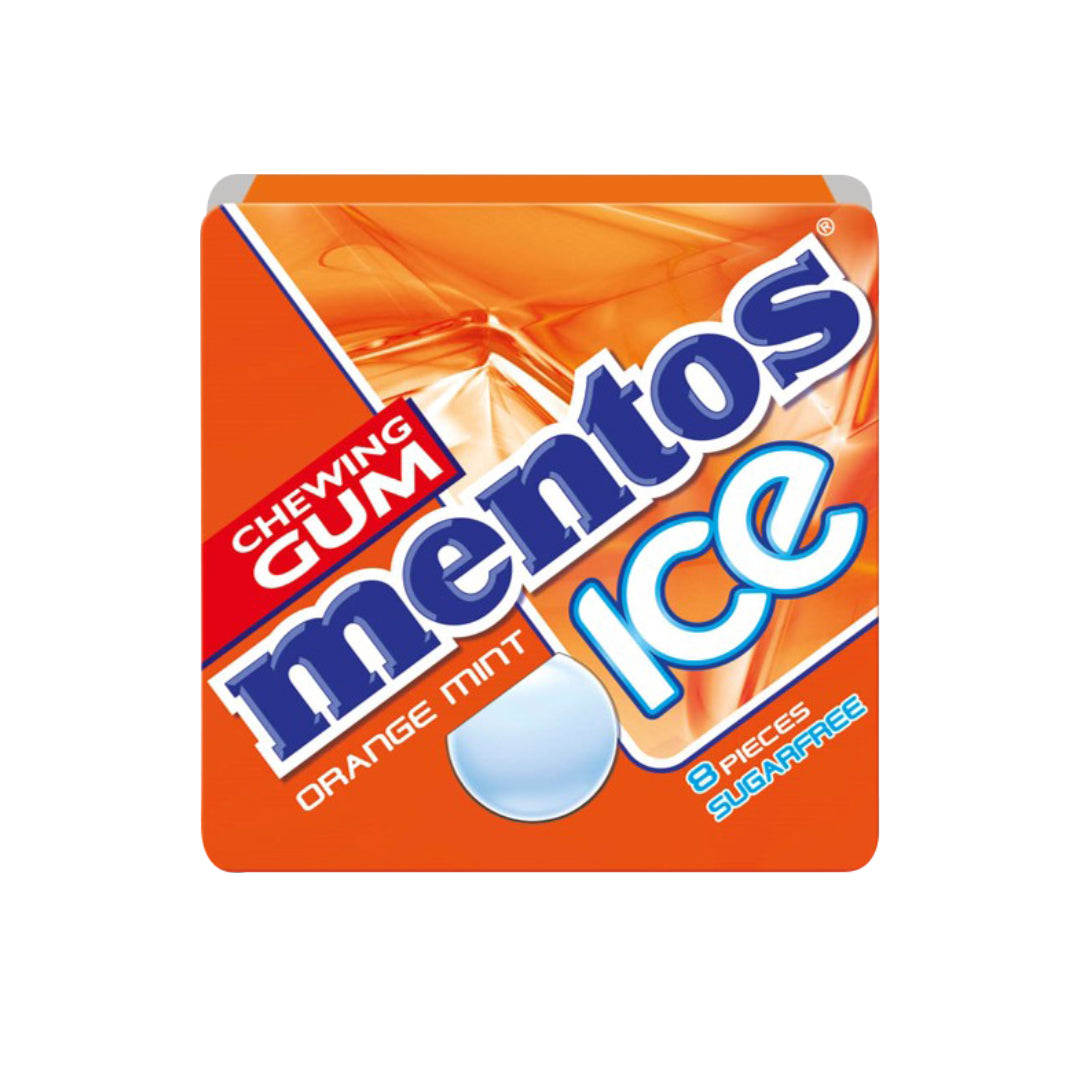 Mentos Gum Ice Orange Mint 8 Pieces