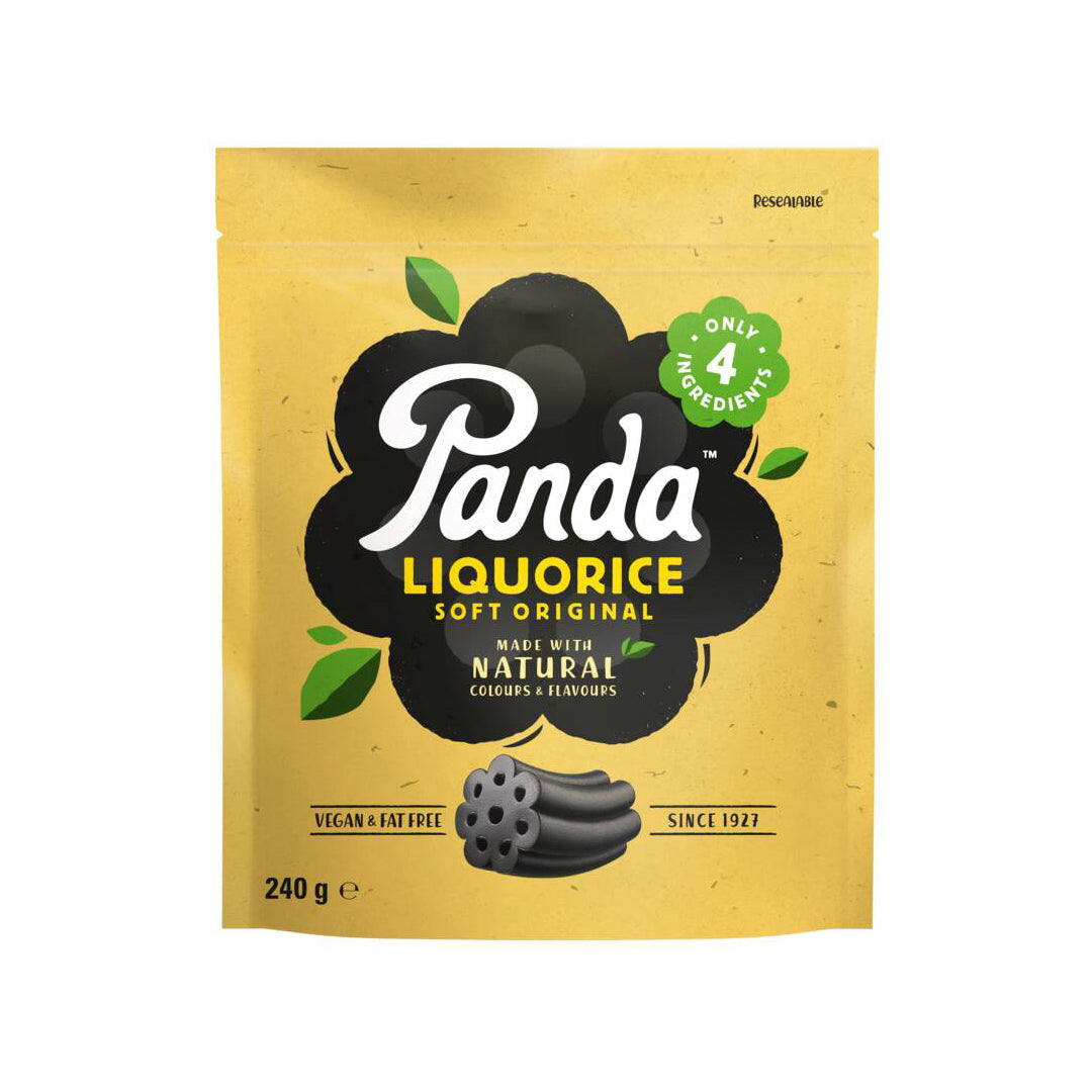 Panda Bag All Natural Soft Licorice 240g