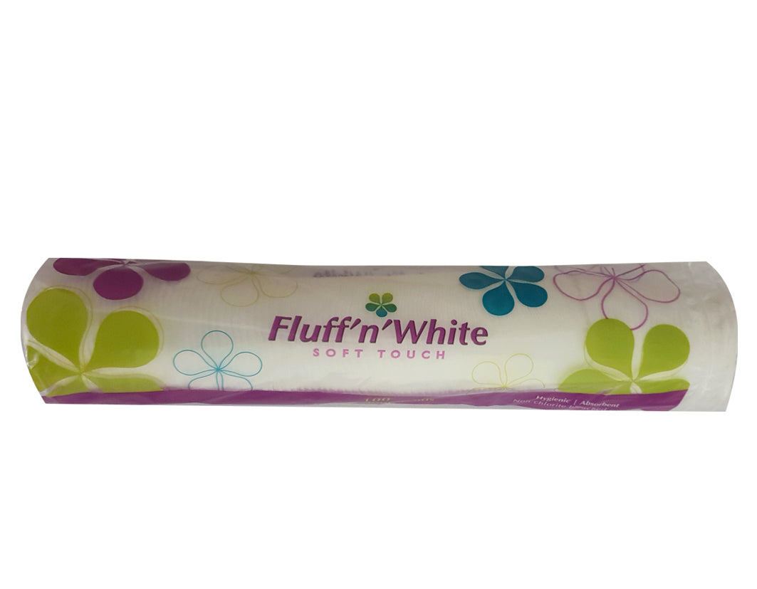 Fluff n White Cotton Round Pads 100s