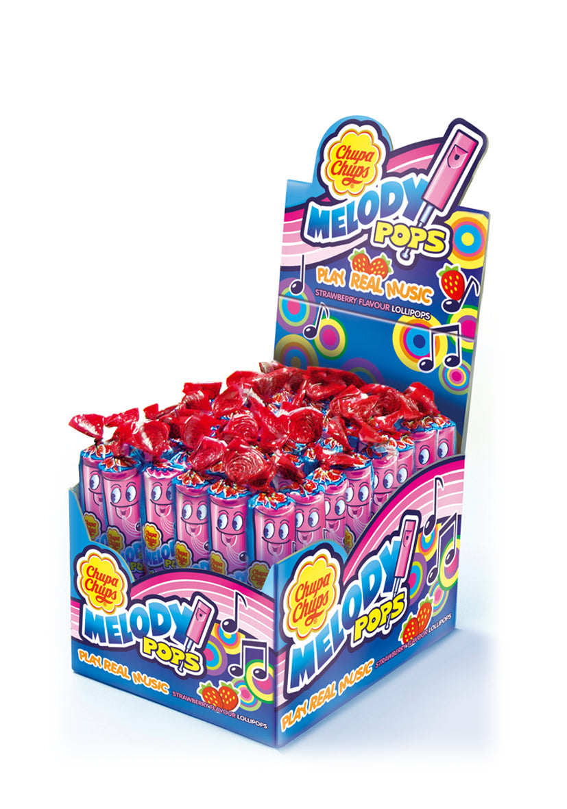 Chupa Chups Melody Whistle Lollipop 1 BOX (48 Lollipops)