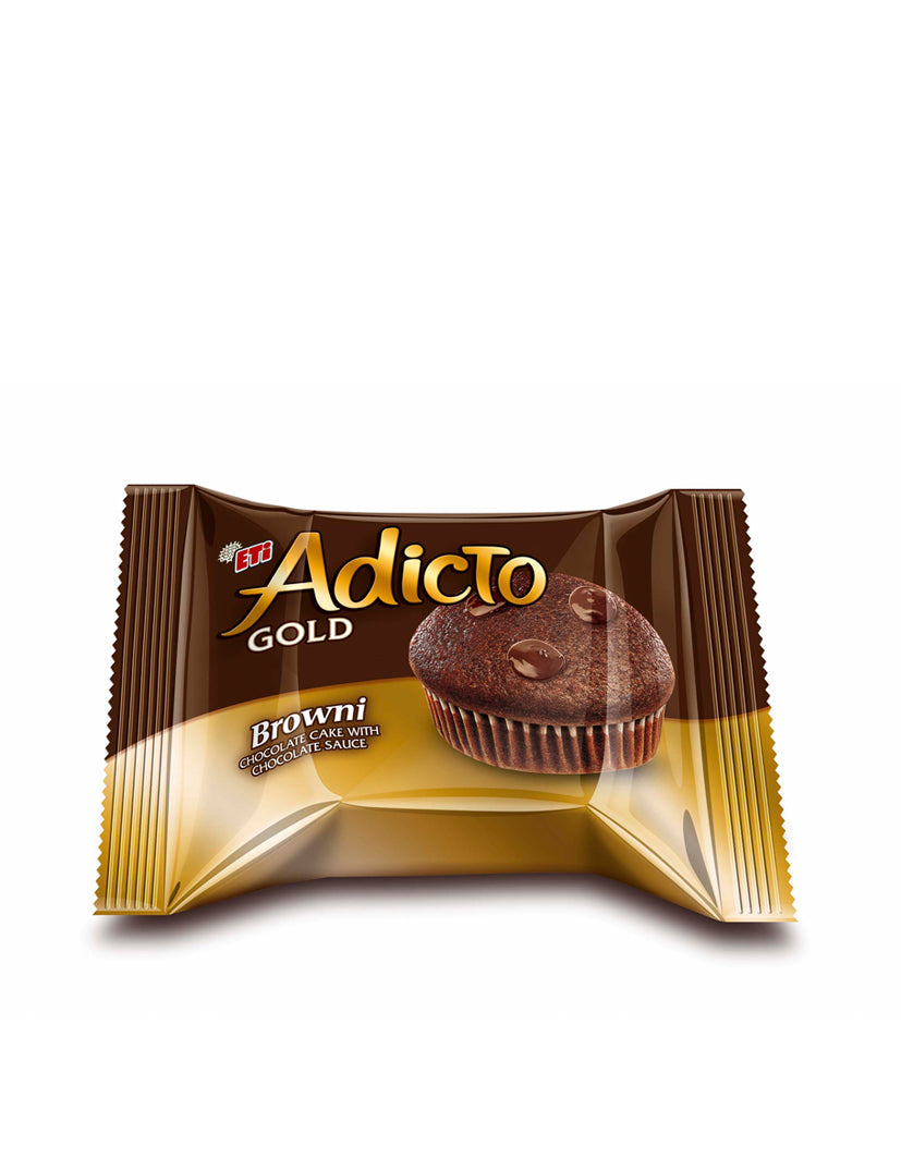 ETI Adicto Brownie Gold Cocoa Cupcake 1 BOX (36g*24)