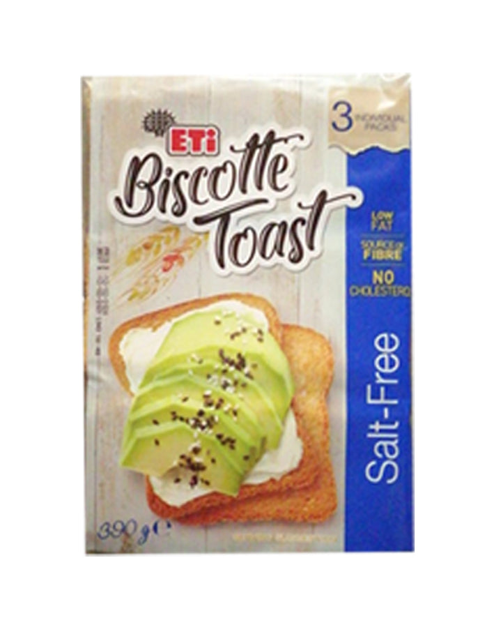 ETI BISCOTTE Toast No Salt 390g