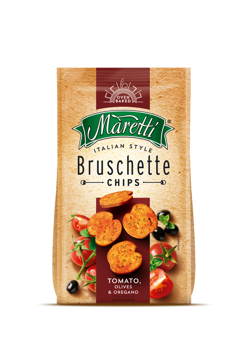 Maretti - Bruschette Tomato, olives & oregano 70g