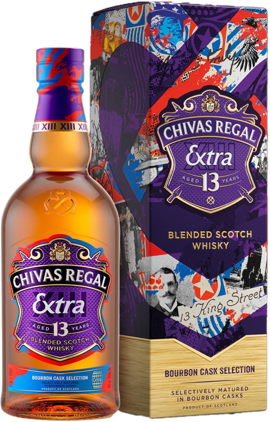 Chivas Blended Whiskey Extra 13YO Bourbon Cask 70CL