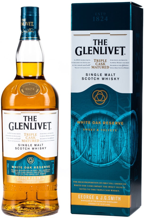 The Glenlivet Triple Cask Oak Single Malt Whiskey 100CL